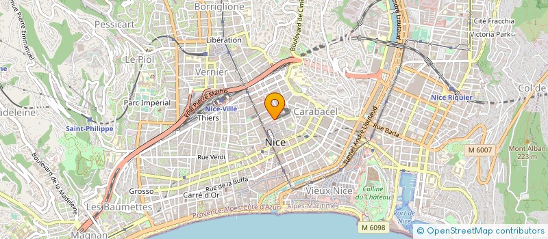 localisation de l'entreprise CENTRE MEDITERRANEEN DE NUTRITION à NICE