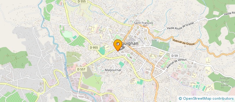 localisation de l'entreprise CENTRE MENAGER OCCASION à DRAGUIGNAN