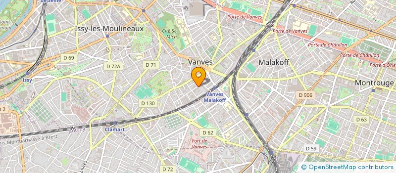 localisation de l'entreprise CENTRE MERE MEERA CMM à VANVES