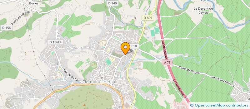 localisation de l'entreprise CENTRE MERIDIONAL D'OENOLOGIE à CLERMONT-L'HERAULT