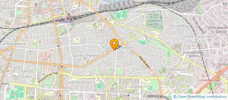 localisation de l'entreprise CENTRE METIERS D'ART DE RENNES à RENNES