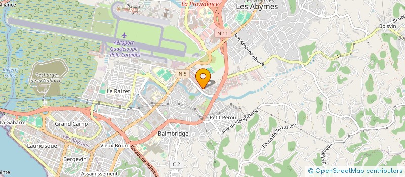 localisation de l'entreprise CENTRE MINISTERIEL DU ROYAUME DES CIEUX à LES ABYMES