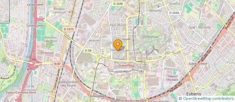 localisation de l'entreprise CENTRE MISSIONNAIRE EL BETHELOHIM à GRENOBLE