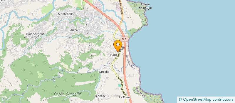 localisation de l'entreprise CENTRE MISSIONNAIRE LA GLOIRE DE DIEU  PETIT-BOURG