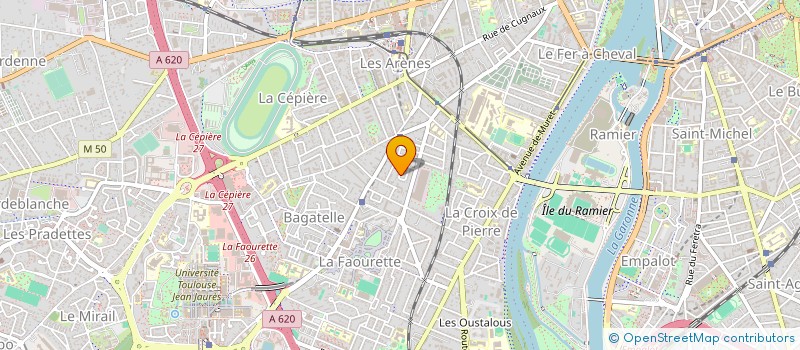 localisation de l'entreprise CENTRE MONBIOLA à TOULOUSE