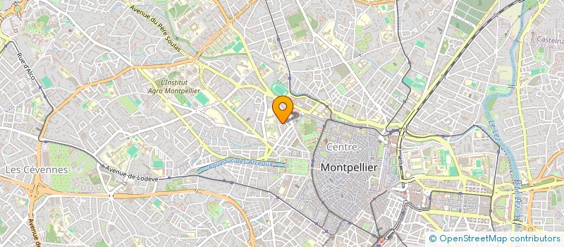 localisation de l'entreprise CENTRE MONTPELLIER VISION à MONTPELLIER
