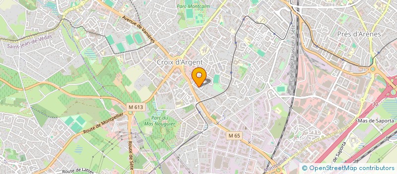 localisation de l'entreprise CENTRE MONTPELLIERAIN DES THERAPIES MANUELLES ET NATURELLES à MONTPELLIER