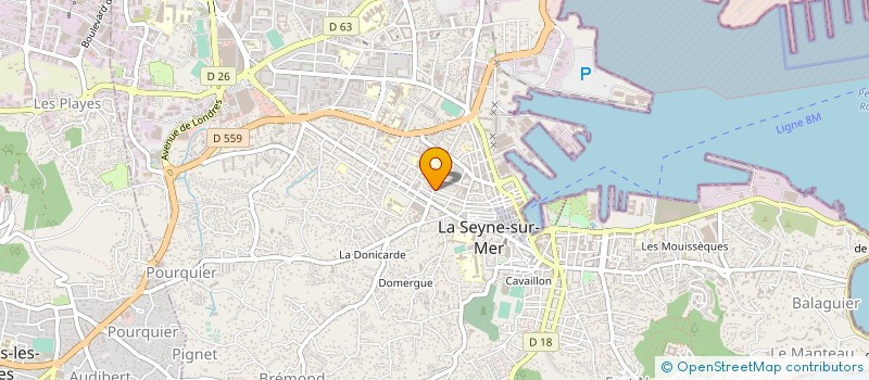 localisation de l'entreprise CENTRE MULTI MEDIA 2 à LA SEYNE-SUR-MER