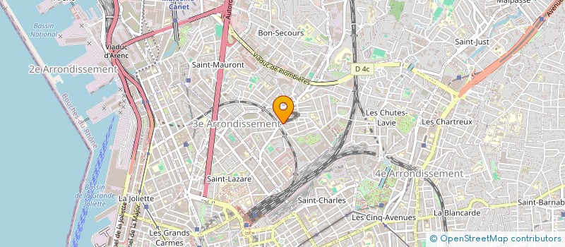 localisation de l'entreprise CENTRE MULTI SERVICES à MARSEILLE