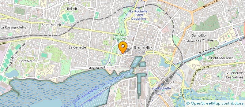 localisation de l'entreprise CENTRE MUNICIPAL D ACCUEIL à LA ROCHELLE