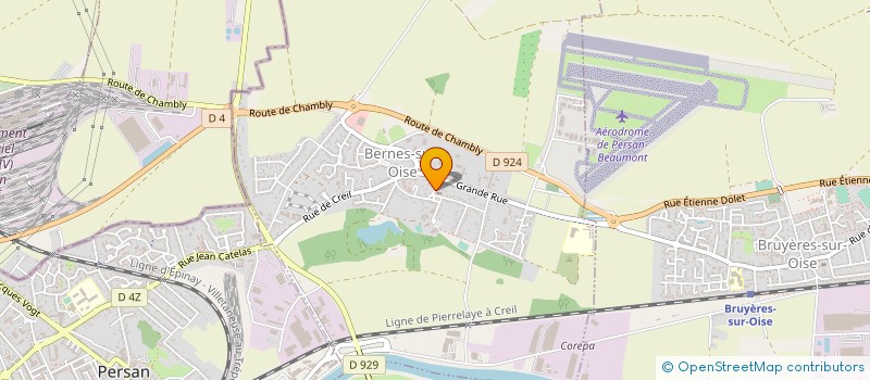 localisation de l'entreprise CENTRE MUNICIPAL DE LOISIR à BERNES-SUR-OISE