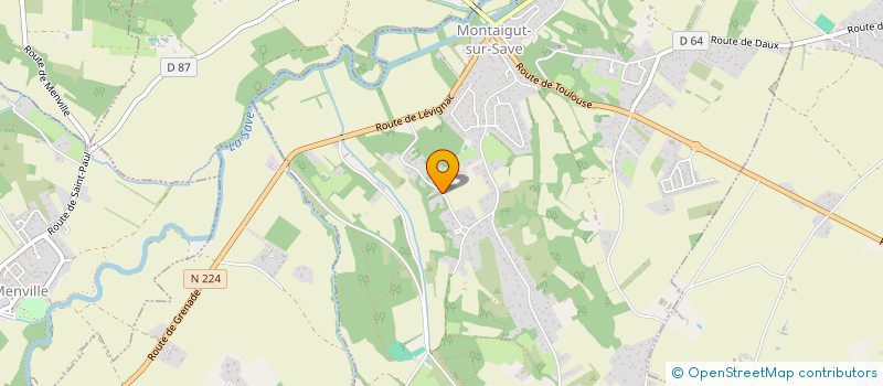 localisation de l'entreprise CENTRE MUSICAL DE LA SAVE  MONTAIGUT-SUR-SAVE