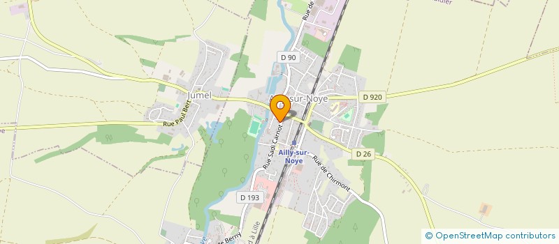 localisation de l'entreprise CENTRE MUSICAL DU VAL DE NOYE  AILLY-SUR-NOYE