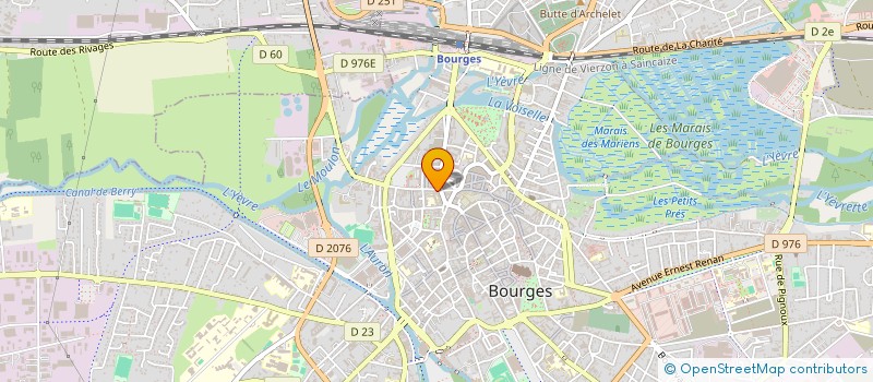 localisation de l'entreprise CENTRE MUSIQUE à BOURGES
