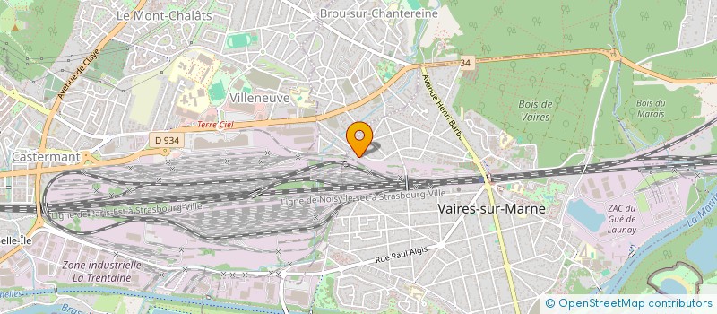 localisation de l'entreprise CENTRE MUSIQUE DIFFUSION à VAIRES-SUR-MARNE