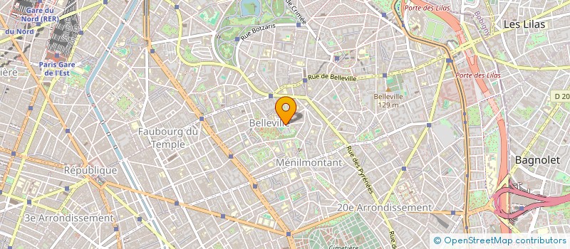 localisation de l'entreprise CENTRE NATIONAL D'ECRITURE DU MOUVEMENT EN CINETOGRAPHIE LABAN (C.N.E.M)  PARIS