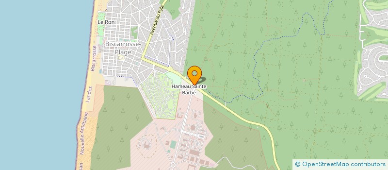 localisation de l'entreprise CENTRE NATIONAL DE CERTIFICATION EN CYNO-DETECTION DES EXPLOSIFS  BISCARROSSE