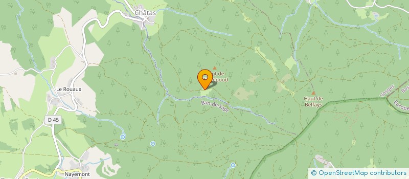 localisation de l'entreprise CENTRE NATIONAL DE FORMATION ET ENSEIGNEMENT CYNOPHILE  CHATAS