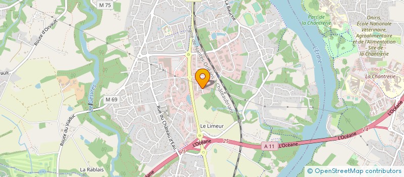 localisation de l'entreprise CENTRE NATIONAL DE FORMATION EVTC  LA CHAPELLE-SUR-ERDRE