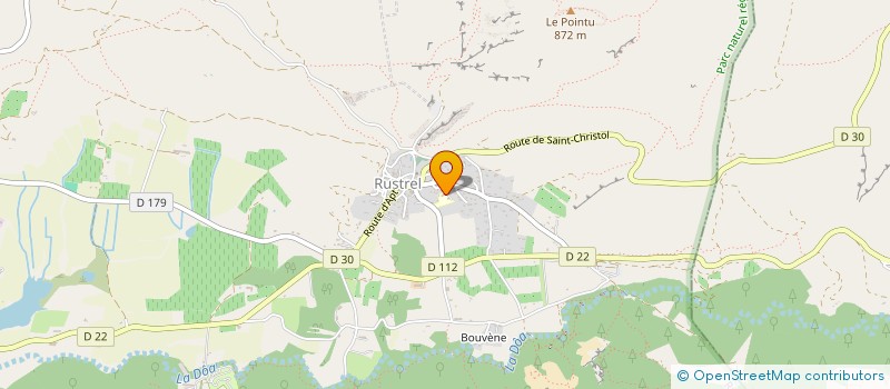 localisation de l'entreprise CENTRE NATIONAL DE FORMATION ULM à RUSTREL