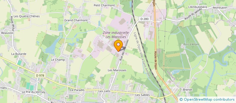 localisation de l'entreprise CENTRE NATIONAL DE L'HABITAT à BRANGES