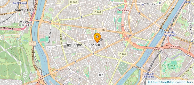 localisation de l'entreprise CENTRE NATIONAL DE POLY ENSEIGNEMENT à BOULOGNE-BILLANCOURT