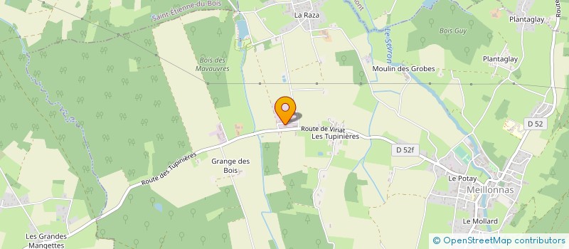 localisation de l'entreprise CENTRE NATIONAL DES HABITATS DE FRANCE à MEILLONNAS