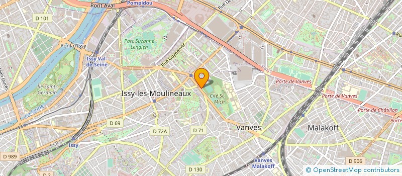 localisation de l'entreprise CENTRE NATIONAL DES OEUVRES UNIVERSITAIRES ET SCOLAIRES à VANVES