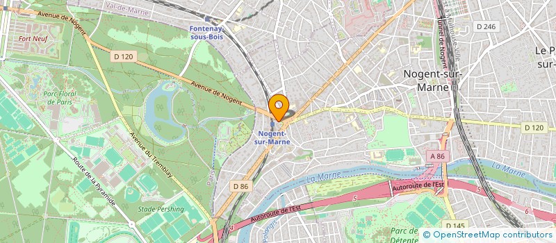 localisation de l'entreprise CENTRE NATIONAL DU MEUBLE  NOGENT-SUR-MARNE