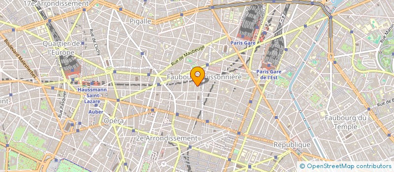 localisation de l'entreprise CENTRE NATUROPATHIE THERAPIE ENERGETIQUE à PARIS