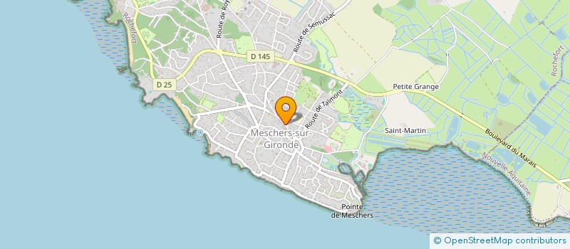localisation de l'entreprise CENTRE NAUTIQUE DE MESCHERS  MESCHERS-SUR-GIRONDE