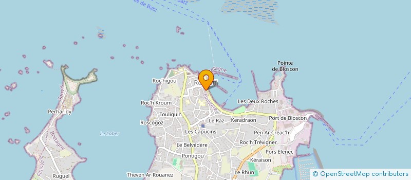 localisation de l'entreprise CENTRE NAUTIQUE DE ROSCOFF  ROSCOFF