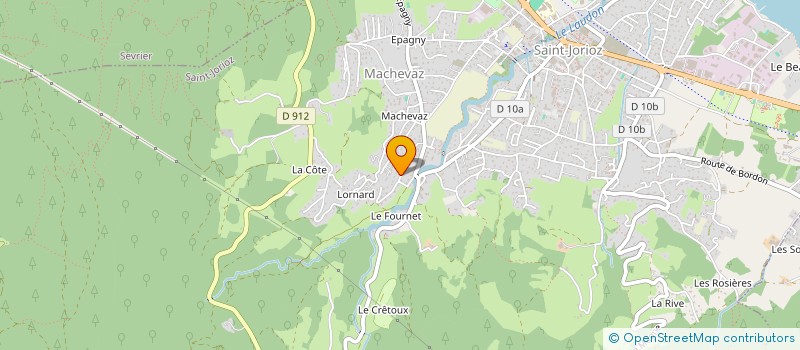 localisation de l'entreprise CENTRE NAUTIQUE ET LOISIRS DE DUINGT  DUINGT