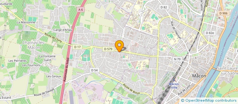 localisation de l'entreprise CENTRE NEOCATECHUMENAL DIOCESAIN  CHARNAY-LES-MACON