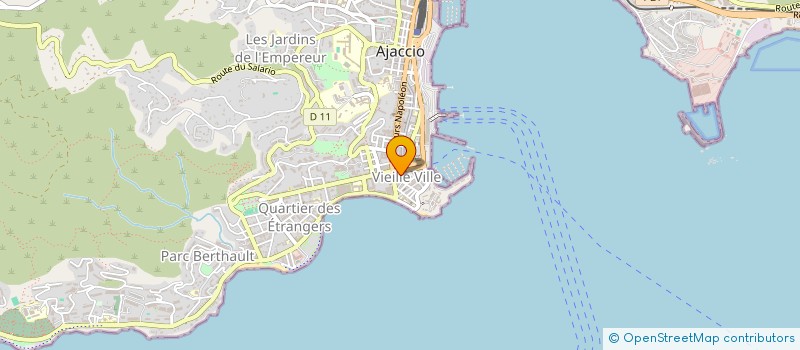 localisation de l'entreprise CENTRE NEPHA à AJACCIO