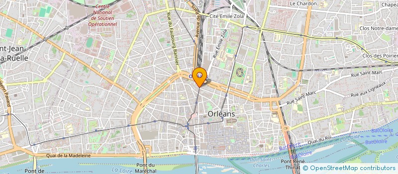localisation de l'entreprise CENTRE NET à ORLEANS