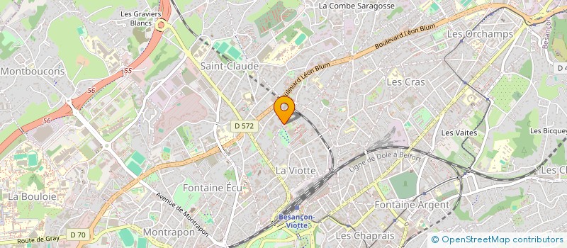 localisation de l'entreprise CENTRE NOTARIAL DE MEDIATION DE FRANCHE-COMTE (CNMFC)  BESANCON