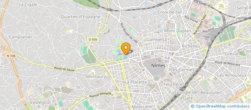 localisation de l'entreprise CENTRE NOTARIAL DU DROIT DE L'ENTREPRISE  NIMES