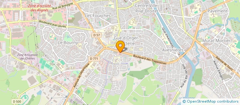 localisation de l'entreprise CENTRE OCCASION LAVALLOIS à LAVAL