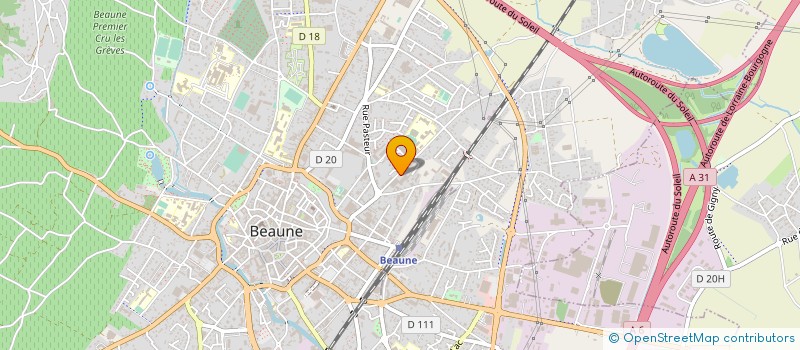localisation de l'entreprise CENTRE OENOLOGIQUE DE BOURGOGNE à BEAUNE