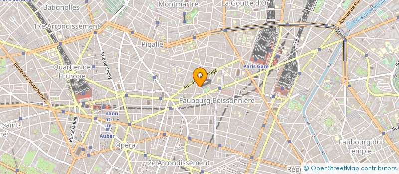 localisation de l'entreprise CENTRE OMPHALE à PARIS