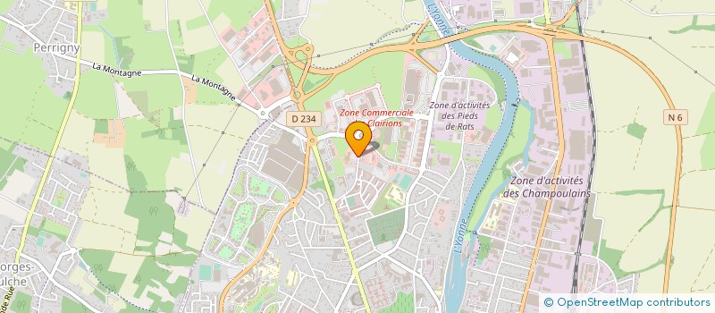 localisation de l'entreprise CENTRE OPHTALMOLOGIQUE D'AUXERRE à AUXERRE