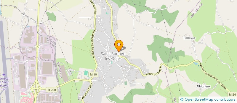 localisation de l'entreprise CENTRE OPHTALMOLOGIQUE DE L'AEROPORT  SAINT-BONNET-LES-OULES