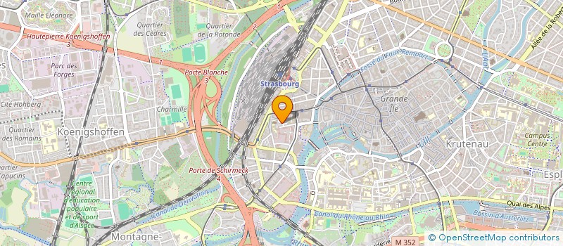 localisation de l'entreprise CENTRE OPHTALMOLOGIQUE DU PAYS DE ROUFFACH  ROUFFACH