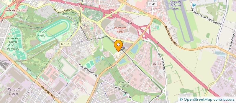 localisation de l'entreprise CENTRE OPHTALMOLOGIQUE LEO  SAINT-PRIEST