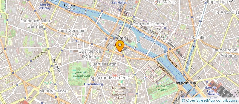 localisation de l'entreprise CENTRE OPHTALMOLOGIQUE SORBONNE SAINT-MICHEL  PARIS