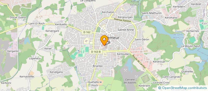 localisation de l'entreprise CENTRE OPTIC PLOEMEUR à PLOEMEUR
