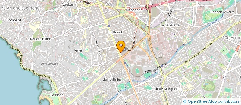 localisation de l'entreprise CENTRE OPTIMA à MARSEILLE