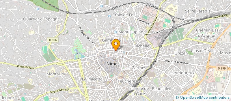 localisation de l'entreprise CENTRE OPTIQUE SAINT CHARLES à NIMES