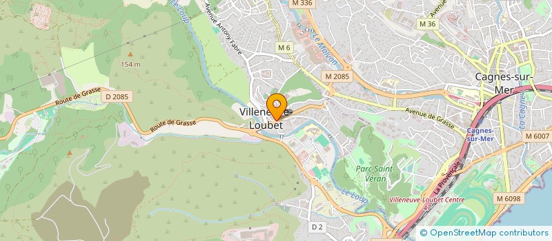 localisation de l'entreprise CENTRE OPTIQUE VILLENEUVE à VILLENEUVE-LOUBET